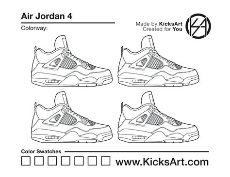 printable sneaker coloring pages   air jordan