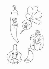 Legumes sketch template