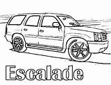 Cadillac Coloring Pages Getdrawings sketch template