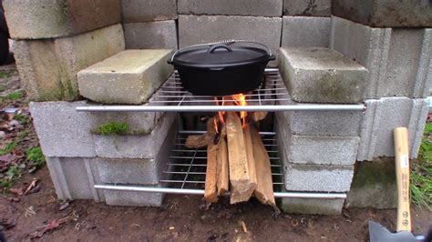 diy outdoor fireplace build simple easy  cheap youtube