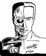 Terminator Drawing Coloring Pages Judgement Ii Getdrawings Drawings Deviantart sketch template