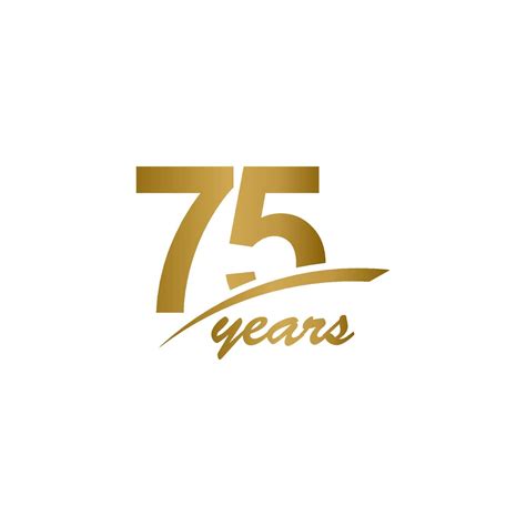 years anniversary elegant gold  celebration vector template