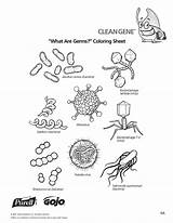 Germs Coloring Germ Bacteria Actividades Trabajo Preescolar Designlooter Resultado sketch template