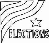 Coloring Vote Pages Election Politics Printables Color Kids Designlooter sketch template