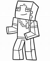 Alex Coloring Minecraft Printable Character Topcoloringpages sketch template