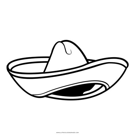sombrero coloring page ultra coloring pages