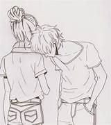 Couple Drawing Cute Pencil Easy Sketches Drawings Couples Tumblr Coloring Sketch Cartoon Anime Pages Draw Together Paintingvalley Teens sketch template