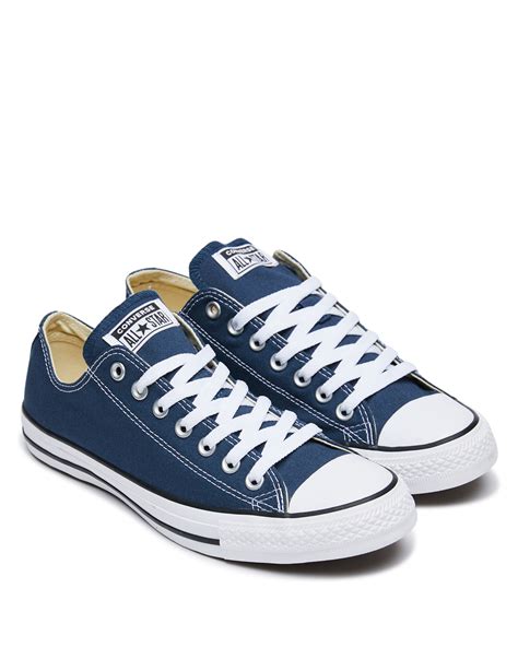 converse mens chuck taylor  star lo shoe navy surfstitch