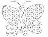Dot Coloring Pages Do Dauber Butterfly Bingo Printable Dots Gumball Machine Print Color Preschool Printables Funnycrafts Coloringhome Painting Sheets Kids sketch template