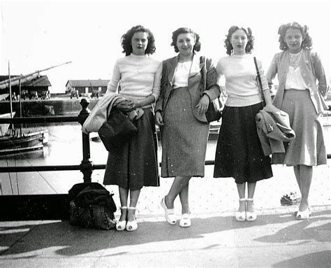 sexy group of ladies from the 1940s to the 1960s ~ vintage