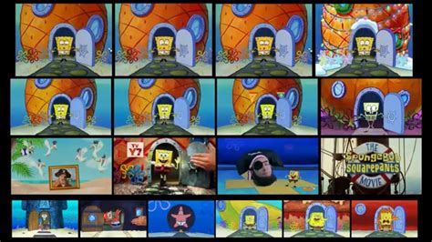 spongebob squarepants  theme song variations comparison youtube