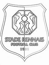 Stade Rennais Ligue Rennes Ecusson Losc Coloriageetdessins Equipe Lille équipe sketch template