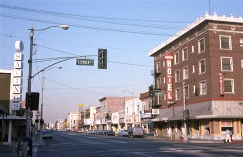 w lincoln ave at lemon st downtown anaheim may 1975 flickr
