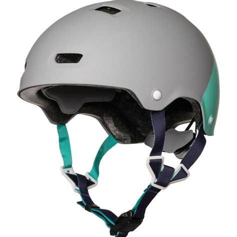 oxelo helm voor skeeleren skateboarden steppen mh  munt decathlonnl