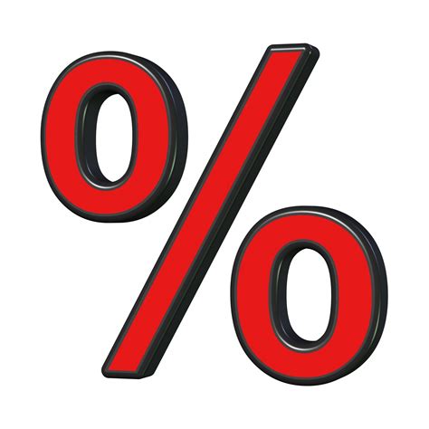 red percent symbol  stock photo public domain pictures