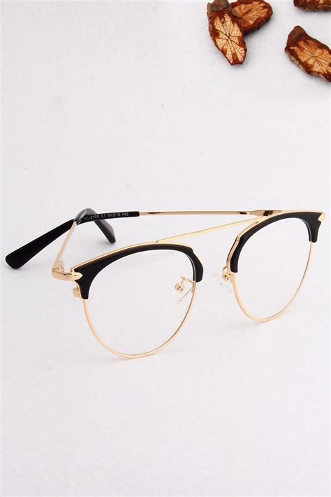 yc 2108 leoptique fancy glasses browline glasses black