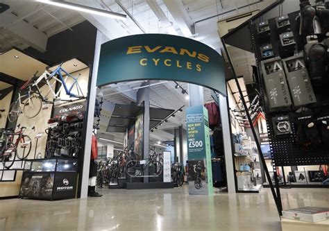 evans cycles store number hits     openings