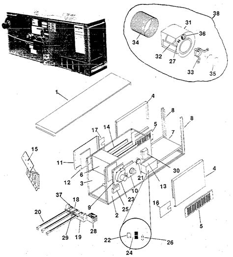replacement parts diagram parts list  model gyb rheem parts furnace parts searspartsdirect