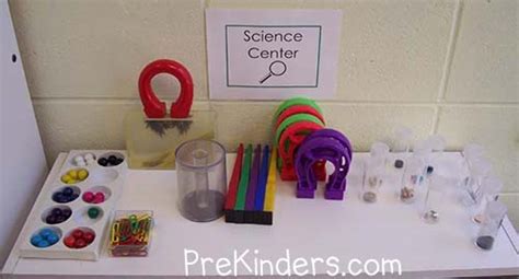 Magnets In The Science Center Prekinders