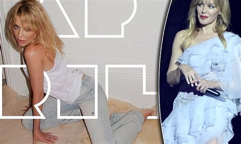 kylie minogue 49 flaunts her pocket rocket frame in a sultry snap daily mail online