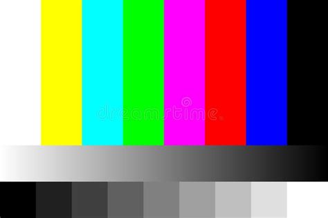 Television Test Pattern Stock Vector Illustration Of