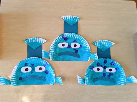 pout pout fish craft   preschoolers    emotions