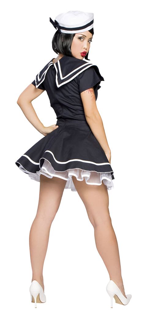 Adult Pinup Captain Women Sailor Costume 59 99 The Costume Land