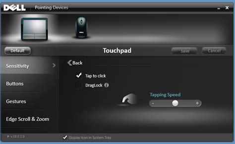dell xps  touchpad double tap  working