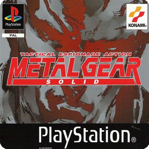 Metal Gear Solid Playstation Game Cover Fridge Magnet