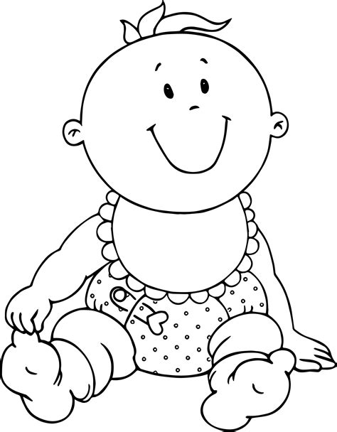 nice boy baby coloring page baby coloring pages coloring pages