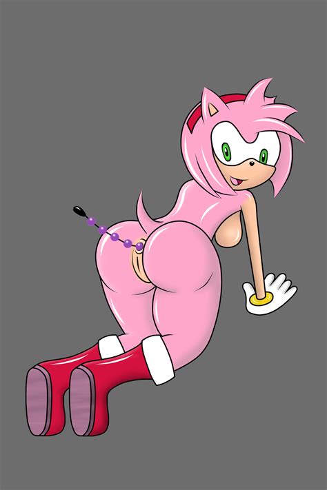 rule 34 all fours amy rose anal beads anthro anus ass big butt female