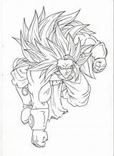Broly Coloring Sketch Pages Idea Draw Goku Ssj3 Moxie2d Deviantart Drawings Vegeta Anime Getdrawings Manga sketch template