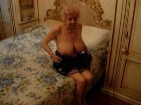 friend s skanky busty grandma gets naked before stroking my dick video