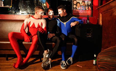 gay parties in new york attract the superhero crowd the