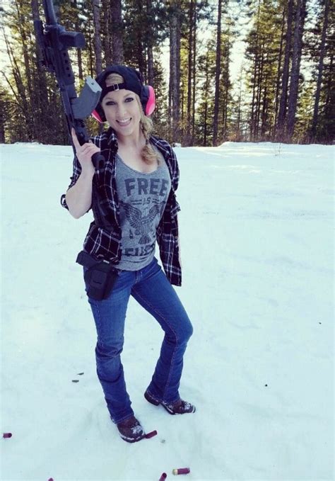 sexy guns and buns redneck girl snow girl wife material female
