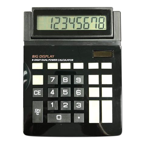 basic calculators office electronics comix  digit basic calculators  dual power   big