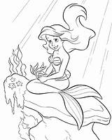 Coloring Ariel Pages Princess Comments sketch template