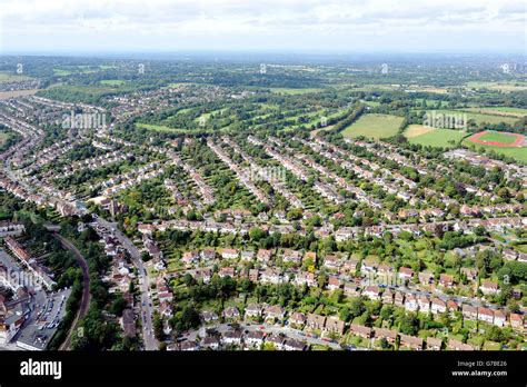 aerial view  purley  res stock photography  images alamy