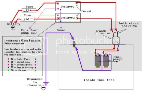 dual fuel pump wiring diagram