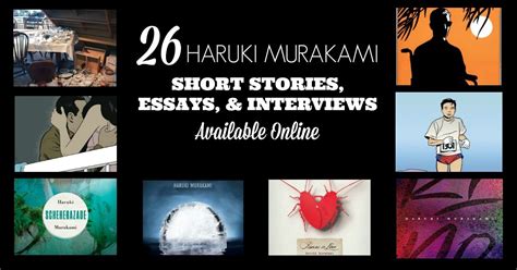 26 Haruki Murakami Short Stories Essays Interviews And Speeches