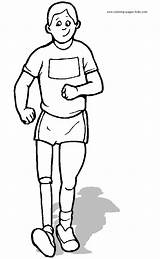 Coloring Pages Disabilities Kids Color Disability Athletes Popular sketch template