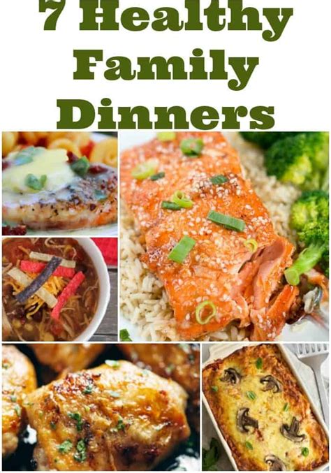 healthy family dinners   weeknight meal planning quick  easy