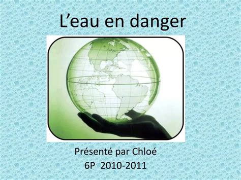Ppt Leau En Danger Powerpoint Presentation Free Download Id 5391699