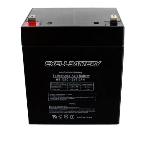 exell battery rechargeable sealed lead acid  security batteries   device replacement