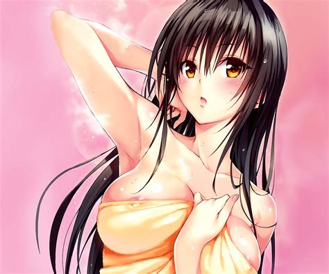 breasts cropped kotegawa yui nipple slip nude scan to love ru to love ru darkness towel yabuki