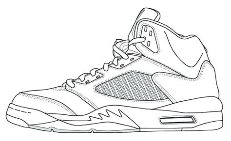 shoes coloring page images