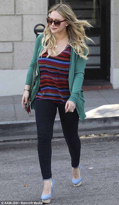 hilary duff can t decide which style to wear her hair