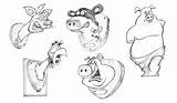 Barnyard Back Concept Coloring Cow Daisy Veronica Pages Sketch Abby Sketches Popular Drawing sketch template