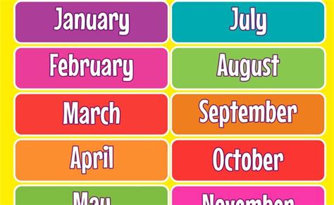 images   printable months   year chart months  year