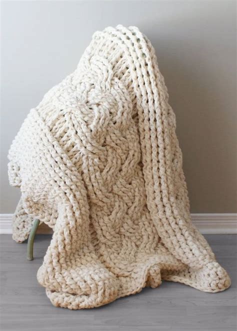 diy chunky wool blankets apartment therapy